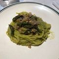 il caccio quando ha preparato Tagliatelle con crema di asparagi 🥬🥬😋
