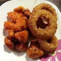 Jessica's cooksnap of when they made Chili's Boneless Buffalo Wings.