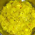 Vaishu Aadhira's cooksnap of when they made முட்டைகோஸ் பொரியல்.
