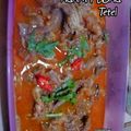 Cooksnap Hani Shaimi semasa beliau membuat Daging tetel masak asam pedas.