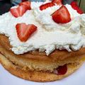 Miles's cooksnap of when they made Classic Victoria Sponge.