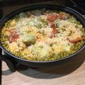 El cooksnap de Bienve cuando hizo Arroz con costillas y alcachofas.