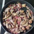 El cooksnap de anabel cuando hizo Níscalos al ajillo con jamón.