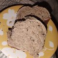 El cooksnap de Alejandra Pintos cuando hizo Pan integral con miel y semillas.
