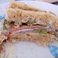 El cooksnap de Rafricana cuando hizo Tronco de Navidad salado con salmón ahumado.