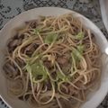 El cooksnap de Pedro Leonett cuando hizo Espaguetis al Ajillo con Champiñones.