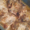 El cooksnap de Mario L Bustamante D cuando hizo Chuletas de cerdo al horno.