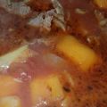El cooksnap de Giseel Laiime cuando hizo Guiso de lentejas.