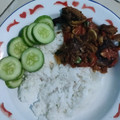 Cooksnap dari Alfiani KL untuk resep Oseng ikan pari asap (iwak pe)