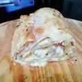 El cooksnap de Sandra Alida Gómez cuando hizo Tarta arrollada de jamón, queso y huevo (pascualina).