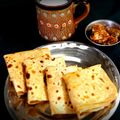 Radhika Vipin Varshney का कुकस्नैप जब उन्होंने मसाला परांठे (Masala Parathe recipe in Hindi) बनाया था।