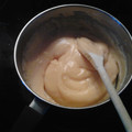 El cooksnap de Corina Migea cuando hizo Crema pastelera.