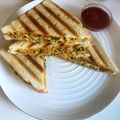 Sadaf Jabeen 's cooksnap of when they made Sandwitch.