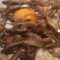 El cooksnap de Martíviri cuando hizo Huevo con setas.