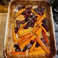 Sam Meadley's cooksnap of when they made Roast Celeriac, Carrot and Beetroot.