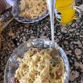 El cooksnap de carmendolores1969 cuando hizo Espagueti a la carbonara básicos.