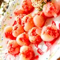 Madhu Jain का कुकस्नैप जब उन्होंने स्टफ्ड लीची (Stuffed Litchi Recipe In Hindi) बनाया था।