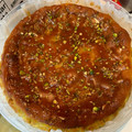 El cooksnap de Pili Mayoral Villar cuando hizo Tarta de queso y pistachos con caramelo (sin gluten).