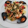 il Angela Petronella quando ha preparato Orecchiette con ragù bianco di cozze e calamari