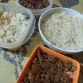 Cooksnap dari Ummu Uwais untuk resep Nasi Tim Daging Manis (12m+) MPASI