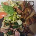 El cooksnap de alba cuando hizo Papas con espinacas, jamón y tocino.