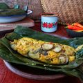 Cooksnap dari Nay's Kitchen untuk resep Pepes Tempe Jamur Kancing