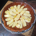 El cooksnap de Ariel Santisteban Peña cuando hizo Tarta de manzana y flan🍏🍏🍏.