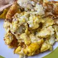 El cooksnap de Maria Alejandra Fernández cuando hizo Huevo revuelto con queso fresco y mantecoso.