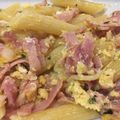 El cooksnap de Irene-Guirao cuando hizo Tallarines carbonara auténticos.