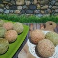 Cooksnap dari Upie Irawati (d'Bakoel) untuk resep Onde-Onde Mini Pelangi