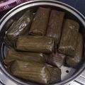 Cooksnap dari Evi utami untuk resep Lontong Isi Oncom dan Sambal Kacang