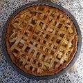 Ágoston Mária Cooksnap-ja, amikor elkészítette a(z) Epres-rebarbarás, teljes kiőrlésű pite receptet.