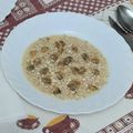 El cooksnap de Carlos Clemente cuando hizo Crema tibia de Espárragos con Berberechos (Thermomix).