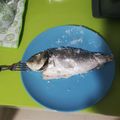 El cooksnap de María García cuando hizo Lubina a la sal.