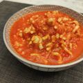El cooksnap de Dos Rombos en la Cocina cuando hizo Bolognesa de pavo y pollo.