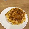 Nagy Bernadett GooglePlus1 Cooksnap-ja, amikor elkészítette a(z) Sajtos, sonkás gofri receptet.