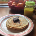 El cooksnap de Verónica Mena cuando hizo Tortitas de avena fitness.