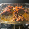 El cooksnap de Katherine Araya cuando hizo Muslos de pollo a la cerveza.