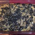 El cooksnap de Melissa Molina cuando hizo Keto: Budín de brócoli y espinacas.