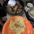 El cooksnap de Chiara Pozzi cuando hizo Tortilla de papas ralladas, rellena.