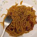 Himanshu Walia 's cooksnap of when they made Crispy Bacon Spaghetti Carbonara.