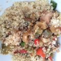El cooksnap de Paula1960 cuando hizo Quinoa con olivas.