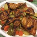 صورة من ❣️semo_1414❣️، شاركها بعد تجربة وصفة صينية دجاج بالخضار 🍗🍆