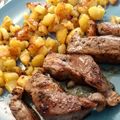 El cooksnap de CDNavarro cuando hizo Secreto de cerdo con patatas y ajetes.