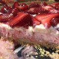 El cooksnap de Barbara Ivone Bouix cuando hizo Tarta con mousse de frutillas y crema Chantilly 🍓🍓🍓💞💞.