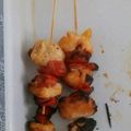 El cooksnap de rita cuando hizo Brochetas de pollo marinado a la parrilla.