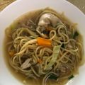 Cooksnap Syima Zul semasa beliau membuat Mee Rebus Ganu.
