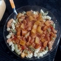 El cooksnap de Evelyn Gonzalez cuando hizo Guiso de Salchicha.
