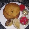 Durga Soni का कुकस्नैप जब उन्होंने माता रानी की भोग की थाली(अष्टमी पूजा थाली) बनाया था।