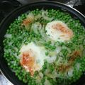 El cooksnap de Aida Caceres cuando hizo Sartencita de guisantes con huevo al pimentón.